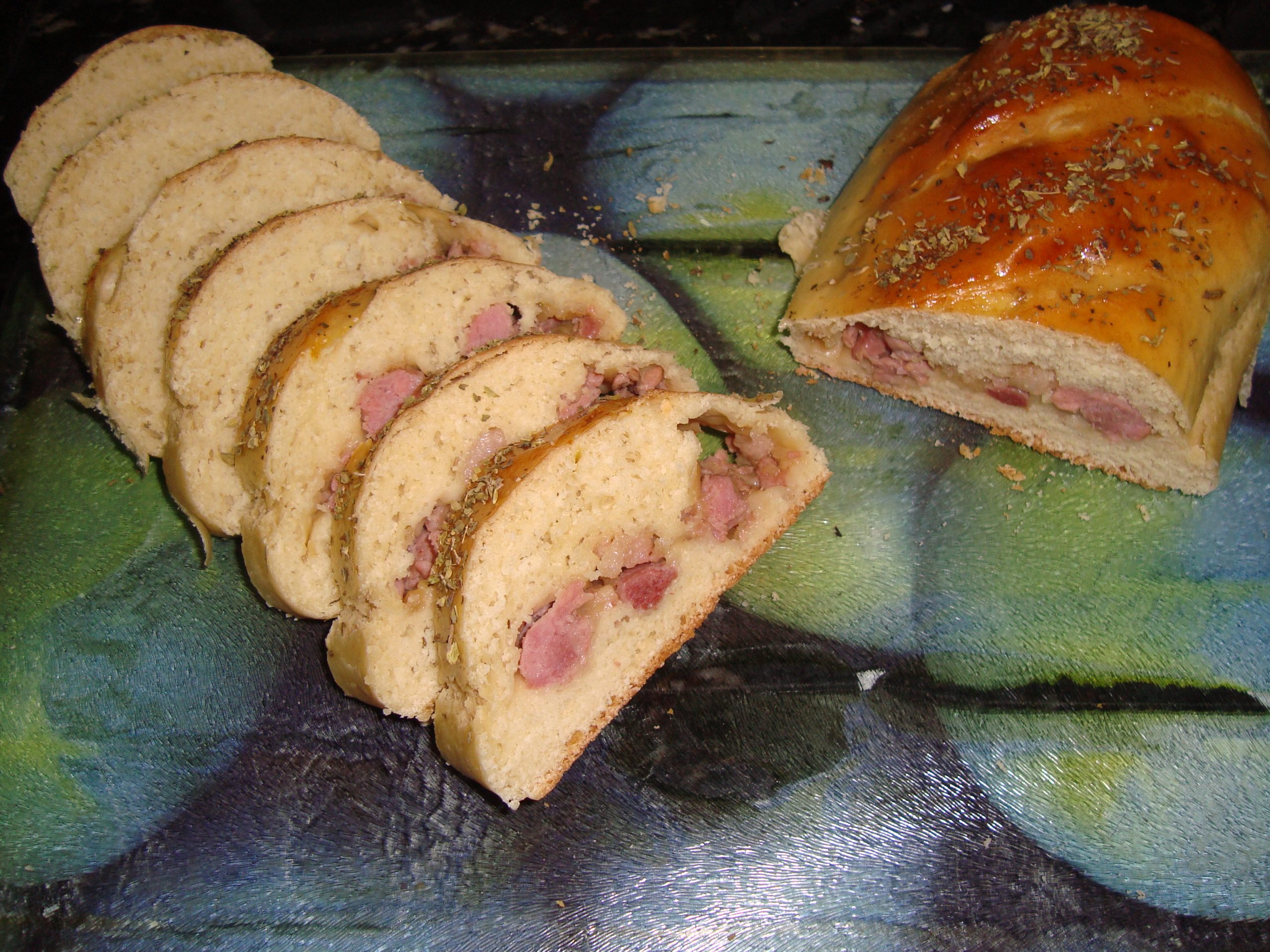 Pão com linguiça