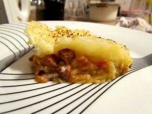 Escondidinho com sobras de churrasco