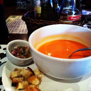 Entrada: Gaspacho