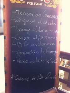 Opções de carnes