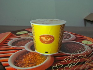 Gelato Gourmet: Iogurte com Frutas Vermelhas