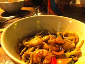 Yakissoba de camarão