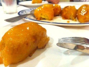 Sobremesa: banana caramelizada