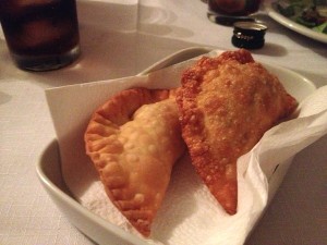 Entrada: Pastel de camarão