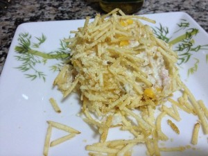 Fricassé de Frango e Requeijão