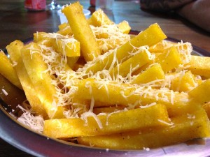 Polenta com queijo