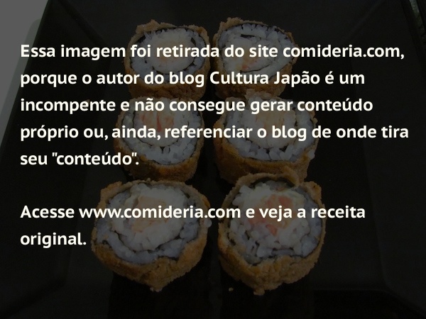 Como fazer Hot Sushi Filadélfia