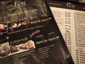 Kimê, cardápio e promoções