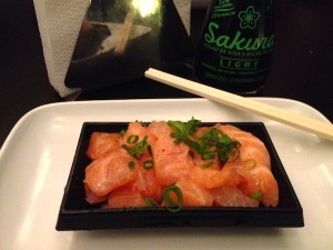 Ceviche de salmão