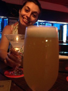 Chope Schornstein Weiss e Michele com sua Margarita.