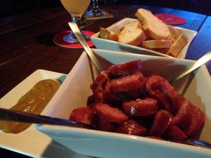 Linguiça Blumenau Flambada