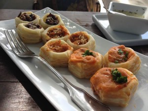 Vol-au-vent de vários sabores