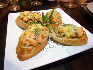 Bruschetta de Salmão