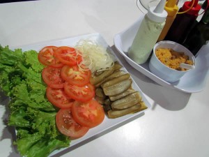 Salada de entrada, e a imperdível maionese caseira